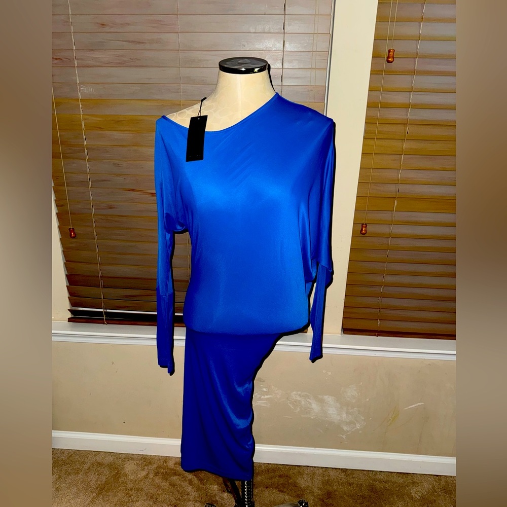 Brand New BCBG Blue Dress